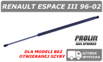 RENAULT ESPACE III SIŁOWNIK KLAPY BAGAŻNIKA BEZ OTWIERANEJ SZYBY - PROLIFT
