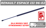 RENAULT ESPACE III SIŁOWNIK KLAPY BAGAŻNIKA BEZ OTWIERANEJ SZYBY - KROSNO