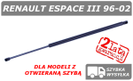 RENAULT ESPACE III SIŁOWNIK KLAPY BAGAŻNIKA Z OTWIERANĄ SZYBĄ - POLCAR