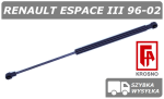 RENAULT ESPACE III SIŁOWNIK SZYBY / OKNA W KLAPIE BAGAŻNIKA - KROSNO