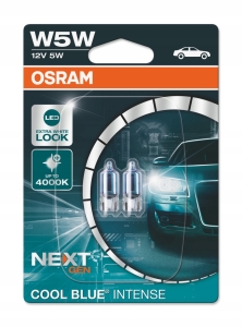 OSRAM 2x ŻARÓWKA W5W COOL BLUE INTENSE NEXT GEN