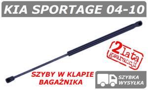 KIA SPORTAGE (JE, KM) SIŁOWNIK SZYBY / OKNA W KLAPIE BAGAŻNIKA - POLCAR