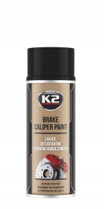 K2 LAKIER 400ML CZARNY DO ZACISKÓW HAMULCOW L346CA