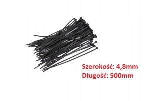 OPASKA PLASTIKOWA ZACISKOWA TRYTYTKA 50CM 100szt