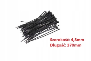 OPASKA PLASTIKOWA ZACISKOWA TRYTYTKA 37CM 100szt