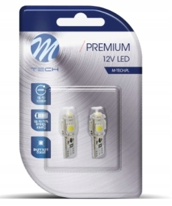 ŻARÓWKI LED W5W MTECH OSRAM 5SMD 5050 BIAŁA CANBUS
