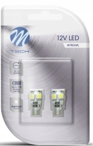 ŻARÓWKI LED W5W MTECH OSRAM 4SMD 5050 BIAŁA CANBUS