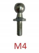 SWORZEŃ KULOWY SPRĘŻYN GAZOWYCH SIŁOWNIKÓW M4 22mm