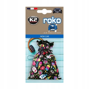 K2 ROKO FUN NEW CAR ZAPACH ODŚWIEŻACZ POWIETRZA