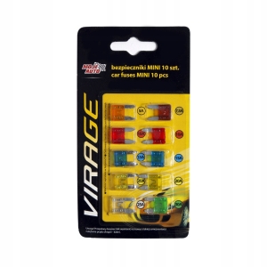 MOJE AUTO VIRAGE BEZPIECZNIKI SAMOCHOD MINI 10 SZT