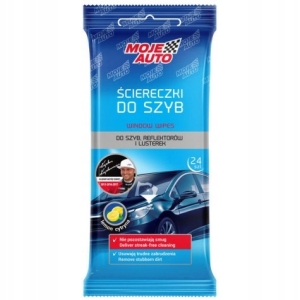 ŚCIERECZKI CHUSTECZKI DO MYCIA SZYB MOJE AUTO
