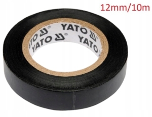 TAŚMA IZOLACYJNA PVC CZARNA 12mm 10m YATO YT-8152
