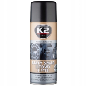 K2 BIAŁY SMAR LITOWY Z PTFE REDUKUJE TARCIE W121