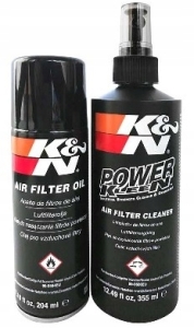 K&N ZESTAW DO CZYSZCZENIA FILTRÓW OLEJ + CZYSZ
