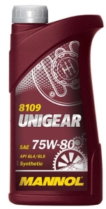 MANNOL 8109 UNIGEAR 75W-80 API GL4/GL5 SKRZYNIA 1L