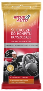 MOJE AUTO ŚCIERECZKI DO KOKPITU BŁYSZCZĄCE WANILIA