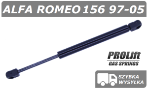 ALFA ROMEO 156 SIŁOWNIK MASKI POKRYWY SILNIKA SEDAN - PROLIFT