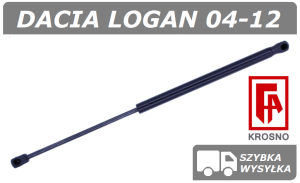 DACIA LOGAN MCV (KS) SIŁOWNIK KLAPY BAGAŻNIKA - KROSNO