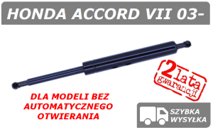 HONDA ACCORD VII SIŁOWNIK KLAPY BAGAŻNIKA KOMBI / TOURER - POLCAR