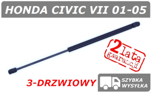 HONDA CIVIC VII 3-DRZWIOWY SIŁOWNIK KLAPY BAGAŻNIKA HATCHBACK - POLCAR