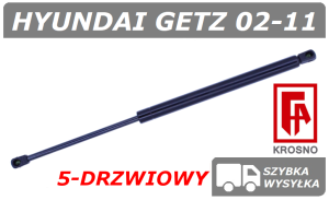 HYUNDAI GETZ (TB) 5-D SIŁOWNIK KLAPY BAGAŻNIKA HATCHBACK - KROSNO