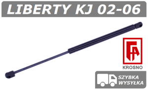 JEEP LIBERTY KJ SIŁOWNIK SZYBY / OKNA W KLAPIE BAGAŻNIKA - KROSNO