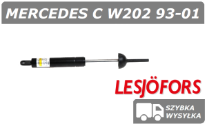 MERCEDES C KLASA W202 SIŁOWNIK MASKI, POKRYWY SILNIKA SEDAN - LESJÖFORS