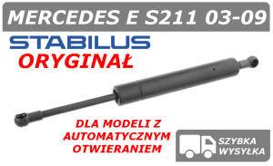 MERCEDES E KLASA S211 SIŁOWNIK KLAPY BAGAŻNIKA KOMBI Z AUTOMATYCZNYM OTWIERANIEM - STABILUS