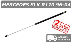 MERCEDES SLK R170 SIŁOWNIK MASKI, POKRYWY SILNIKA KABRIOLET - POLCAR