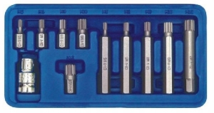 ZESTAW BITÓW KLUCZE SPECJALNE SPLINE m5-m12 11el.