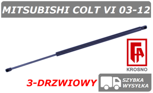 MITSUBISHI COLT VI (Z30) 3-DRZWIOWY SIŁOWNIK KLAPY BAGAŻNIKA HATCHBACK - KROSNO