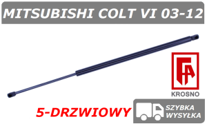 MITSUBISHI COLT VI (Z30) 5-DRZWIOWY SIŁOWNIK KLAPY BAGAŻNIKA HATCHBACK - KROSNO
