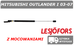 MITSUBISHI OUTLANDER (CU0W) SIŁOWNIK KLAPY BAGAŻNIKA - LESJÖFORS