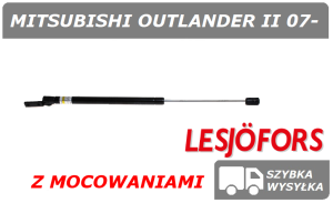 MITSUBISHI OUTLANDER II (CW0) SIŁOWNIK KLAPY BAGAŻNIKA - LESJÖFORS