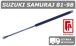 SUZUKI SAMURAJ (SJ) SIŁOWNIK KLAPY BAGAŻNIKA - KROSNO