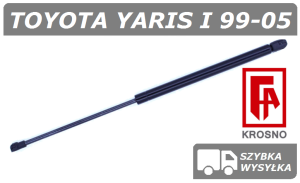TOYOTA YARIS I SIŁOWNIK KLAPY BAGAŻNIKA HATCHBACK - KROSNO