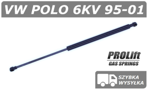 VW POLO 6KV SIŁOWNIK KLAPY BAGAŻNIKA VARIANT / KOMBI - PROLIFT