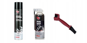 CZYSZCZENIE ŁAŃCUCHA ROWEROWEGO SMAR PTFE SZCZOTKA