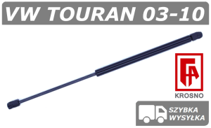VW TOURAN 03-, SILOWNIK KLAPY BAGAŻNIKA - KROSNO