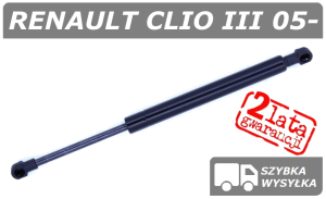 RENAULT CLIO III SIŁOWNIK KLAPY BAGAŻNIKA HATCHBACK - POLCAR