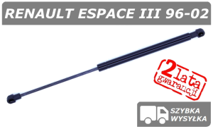 RENAULT ESPACE III SIŁOWNIK SZYBY / OKNA W KLAPIE BAGAŻNIKA - POLCAR