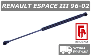 RENAULT ESPACE III SIŁOWNIK SZYBY / OKNA W KLAPIE BAGAŻNIKA - KROSNO