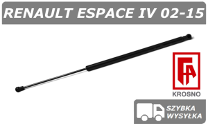RENAULT ESPACE IV SIŁOWNIK SZYBY / OKNA W KLAPIE BAGAŻNIKA - KROSNO