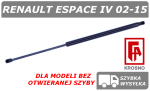 RENAULT ESPACE IV SIŁOWNIK KLAPY BAGAŻNIKA BEZ OTWIERANEJ SZYBY - KROSNO