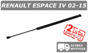 RENAULT ESPACE IV SIŁOWNIK SZYBY / OKNA W KLAPIE BAGAŻNIKA