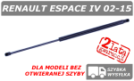 RENAULT ESPACE IV SIŁOWNIK KLAPY BAGAŻNIKA BEZ OTWIERANEJ SZYBY - POLCAR
