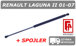 RENAULT LAGUNA II SIŁOWNIK KLAPY BAGAŻNIKA HATCHBACK + SPOJLER - KROSNO