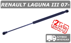 RENAULT LAGUNA III SIŁOWNIK KLAPY BAGAŻNIKA COUPE - POLCAR