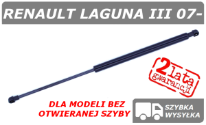 RENAULT LAGUNA III SIŁOWNIK KLAPY BAGAŻNIKA GRANDTOUR / KOMBI - POLCAR 