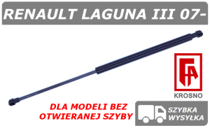 RENAULT LAGUNA III SIŁOWNIK KLAPY BAGAŻNIKA GRANDTOUR / KOMBI - KROSNO
